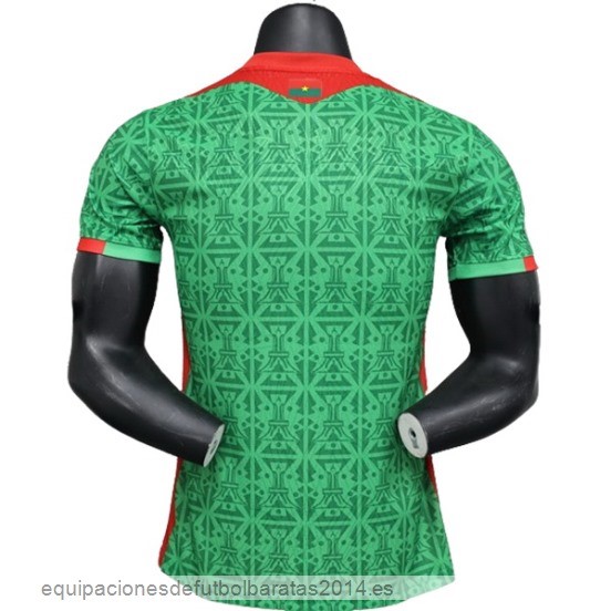 Nuevo Tailandia 1ª Jugadores Camiseta Burkina Faso 2024 Verde Baratas